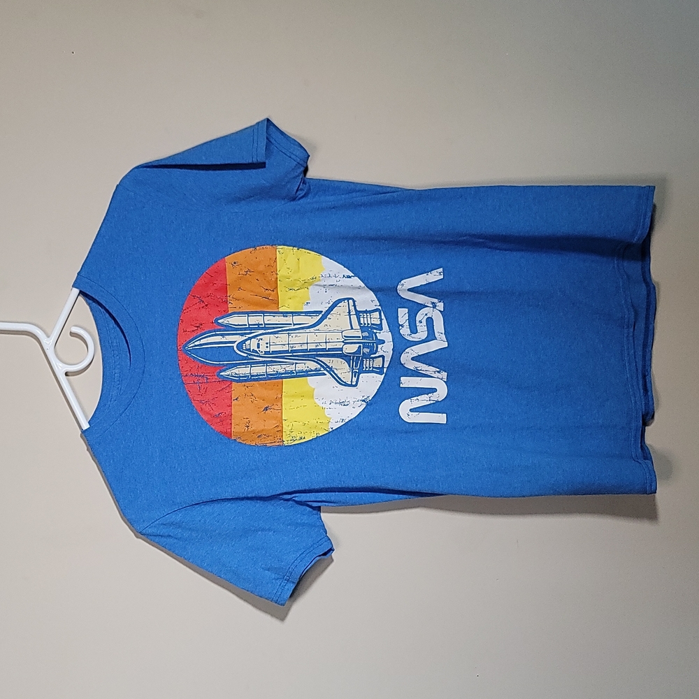 Firthsun t-shirt, girls small, blue